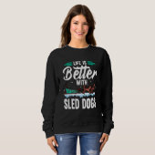 Schlittenhunderennen 6 sweatshirt (Vorne ganz)
