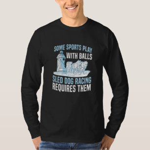 Schlittenhunderennen für einen Schlittenhund-Rennf T-Shirt