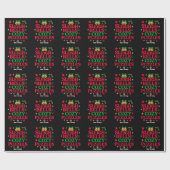 Schlittenklingeln und gemütliche Puzzles Festliche Geschenkpapier (Flach)