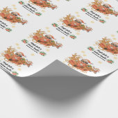 Schlittenklingeln und Salami-Gerüche! Geschenkpapier (Ecke)