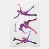 Schlittenlappen-Lappen - Große Silhouetten Geschirrtuch (Vertikal)