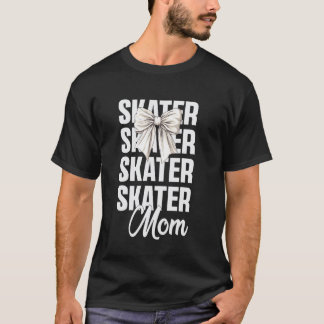 Schlittschuhläufer-Mama Süße Eiskunstlauf Eislaufe T-Shirt