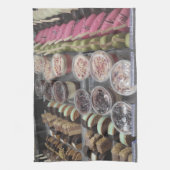 Schlittschuhputzer. Geschirrtuch (Vertikal)