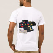 Schlitz-Auto-Fahren, kundengerecht T-Shirt (Rückseite)