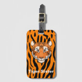 Schlitz des Gepäckanhängers w/Address Gepäckanhänger (Vorderseite Vertikal)