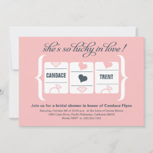 Schlitz-Maschinen-Brautparty Einladung