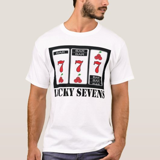 Schlitze glückliches Sevens T-Shirt (Vorderseite)