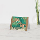 Schlitze im Baumpapercut (Vorderseite)