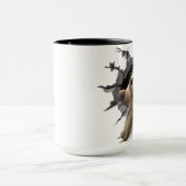 Schlitze in knackiger Wand Tasse (Zentrum)