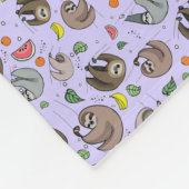 Schlitze in Lila Fleecedecke (Ecke)