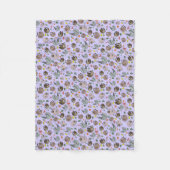 Schlitze in Lila Fleecedecke (Vorderseite)