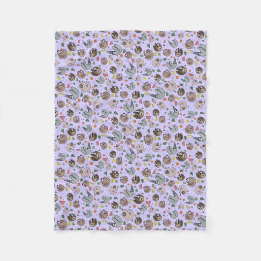 Schlitze in Lila Fleecedecke (Vorderseite)