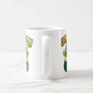 Schlitze von Goldtommy-Tasse Kaffeetasse
