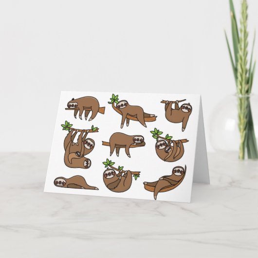 Schlitzleere im Inneren Karte (Vorderseite)