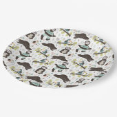 Schlitzpapierplatte Pappteller (Schrägansicht)