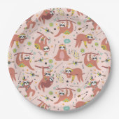 Schlitzpapierplatte Pappteller (Vorderseite)