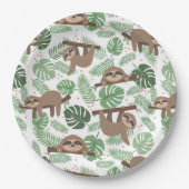 Schlitzpapierplatte Pappteller (Vorderseite)