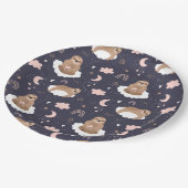 Schlitzpapierplatte Pappteller (Schrägansicht)