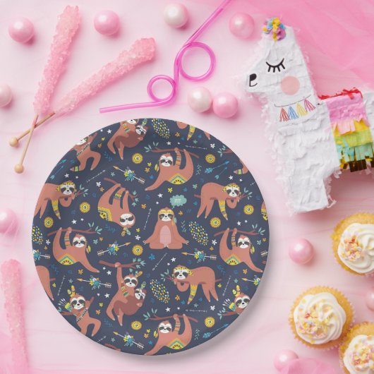 Schlitzpapierplatte Pappteller (Party)