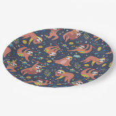 Schlitzpapierplatte Pappteller (Schrägansicht)