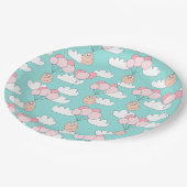 Schlitzpapierplatte Pappteller (Schrägansicht)