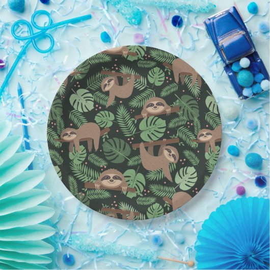 Schlitzpapierplatte Pappteller (Party)