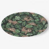 Schlitzpapierplatte Pappteller (Schrägansicht)