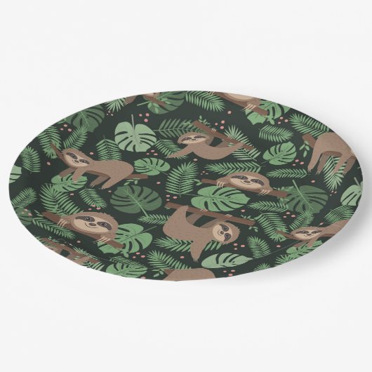 Schlitzpapierplatte Pappteller (Schrägansicht)