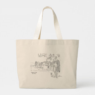 Schloss Achnacarry, Highlander, Terrier-Tasche Jumbo Stoffbeutel