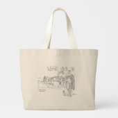 Schloss Achnacarry, Highlander, Terrier Tote Bag Jumbo Stoffbeutel (Rückseite)