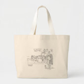 Schloss Achnacarry, Highlander, Terrier Tote Bag Jumbo Stoffbeutel (Vorne)
