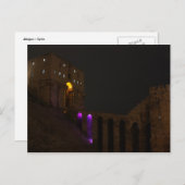 Schloss Aleppo - Syrien Postkarte (Vorne/Hinten)