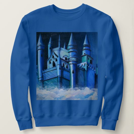 Schloss am Himmel Sweatshirt (Design vorne)