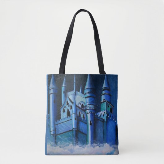 Schloss am Himmel Tasche (Vorderseite)
