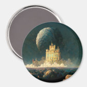 Schloss am Rande der Weltanschauung - Sci-Fi Magnet (Vorderseite/Rückseite)