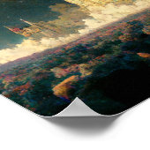 Schloss am Rande der Weltanschauung - Sci-Fi Poster (Ecke)