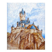 Schloss am Rhein Fotodruck (Vorne)