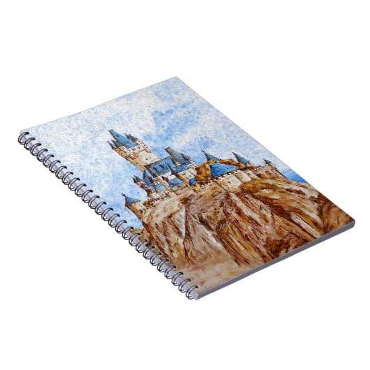 Schloss am Rhein Notizblock (Rechte Seite)