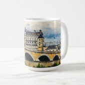 Schloss Amboise im Loire-Tal, Frankreich Kaffeetasse (VorderseiteRechts)