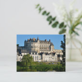 Schloss Amboise in Frankreich Postkarte (Stehend Vorderseite)