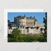 Schloss Amboise in Frankreich Postkarte (Vorne/Hinten)