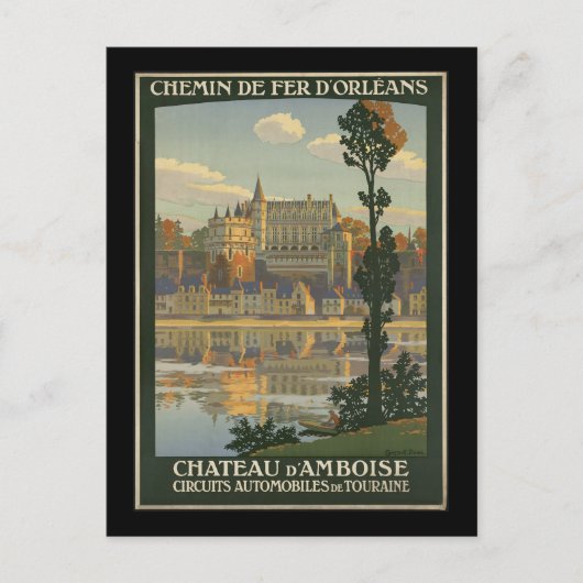Schloss Amboise Postkarte (Vorderseite)