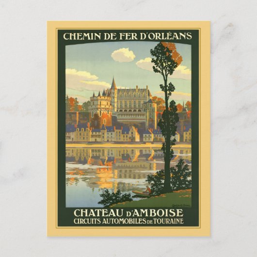 Schloss Amboise Postkarte (Vorderseite)