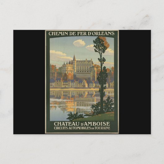 Schloss Amboise Postkarte (Vorderseite)