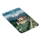 Schloss Ambras Österreich Magnet (Rechte Seite)