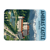 Schloss Ambras Österreich Magnet (Horizontal)