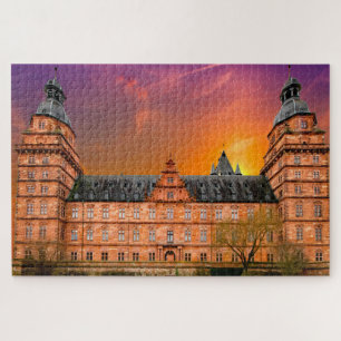 Schloss Aschaffenburg Deutschland. Puzzle