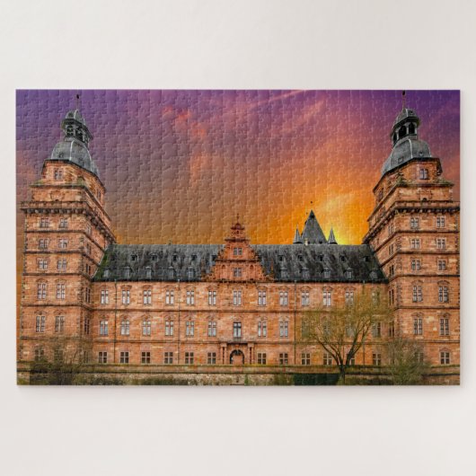 Schloss Aschaffenburg Deutschland. Puzzle (Horizontal)