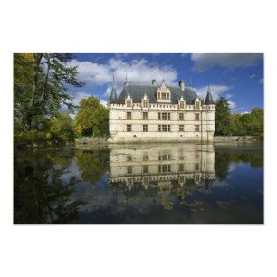 Schloss Azay-le-Rideau, Indre-et-Loire, 4 Fotodruck