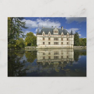 Schloss Azay-le-Rideau, Indre-et-Loire, 4 Postkarte